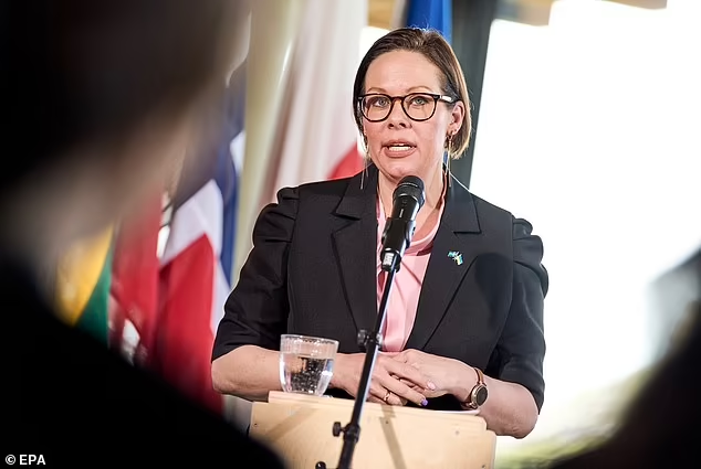 Minister of Foreign Affairs Maria Malmer Stenergard told Swedish outlet Aftonbladet: 'I have been reached by the sad news that an employee at the Ministry of Foreign Affairs has passed away'