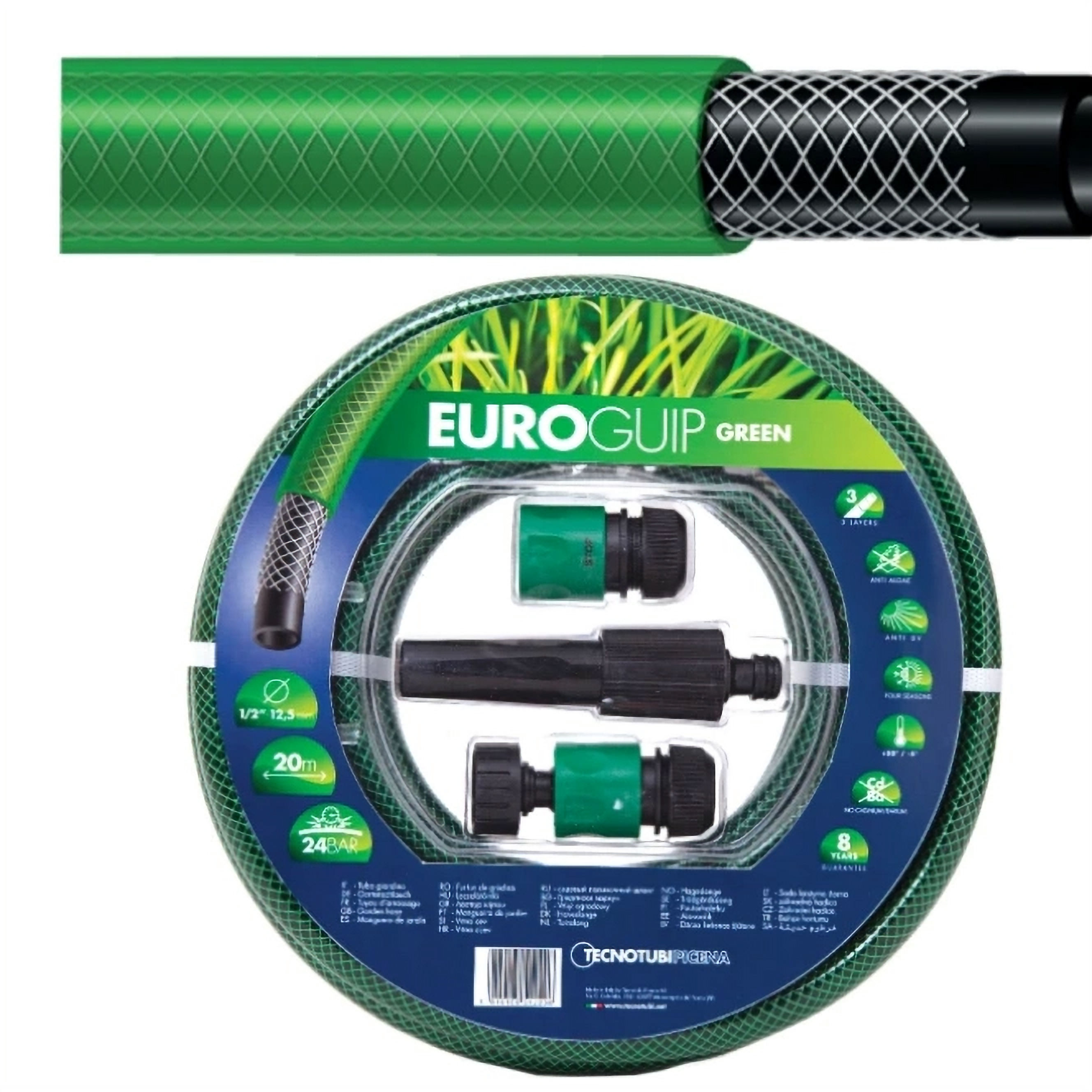 Црево Euro Guip5/8" 15m СЕТ со приклучок