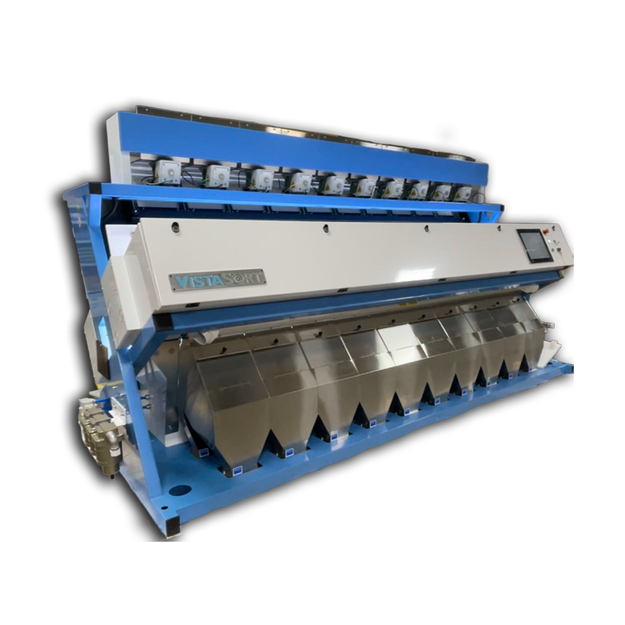 VistaSort 10-chute high-capacity color sorter for industrial seed processing