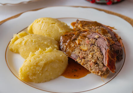 Rehrücken mit Kastanienfüllung