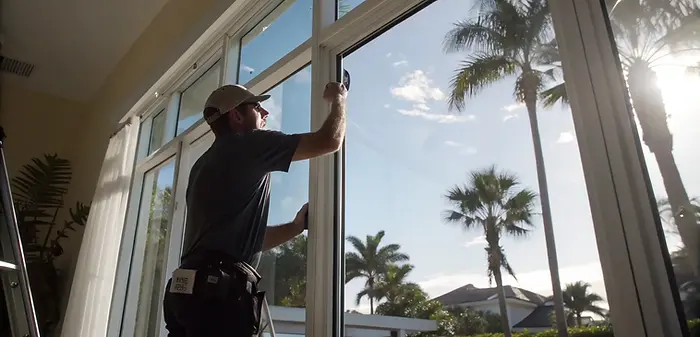 PGT Windows and Doors partner logo displayed on Abbot Hill Windows & Doors website.