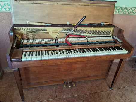 Pitch raise a La 435 hz piano Baldwin 1978