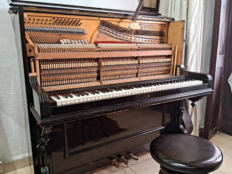 Pitch raise a La 436 hz piano Rosenkranz 1897