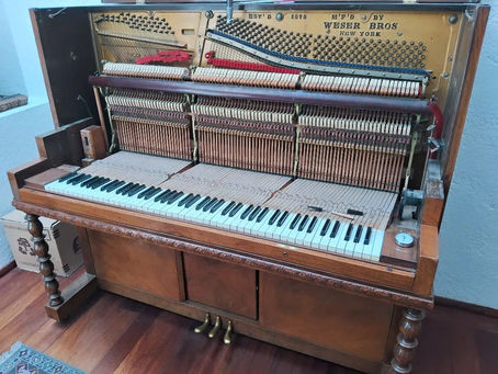 Entonación en La 435 hz piano Wesler & Brothers 1939