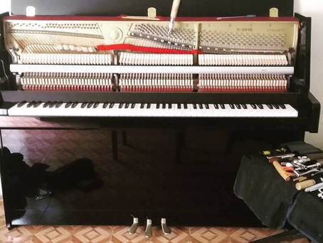 Afinación en La 440 hz piano Yamaha