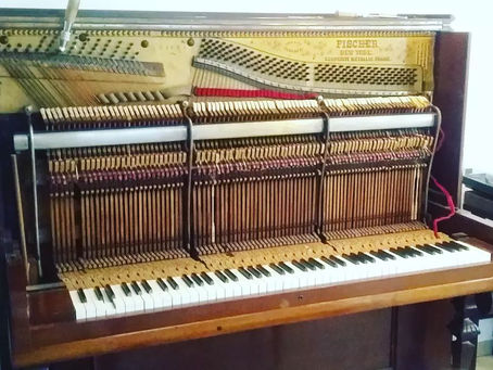 Pitch raise en La 435 hz piano Fischer