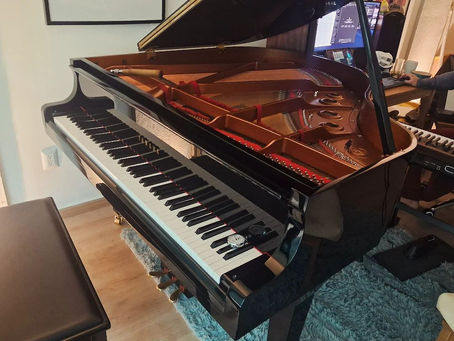 Afinación en La 440 hz piano Yamaha GB1