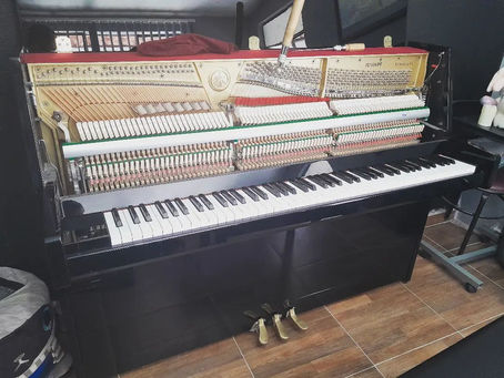 Afinación en La 440 hz piano Yamaha