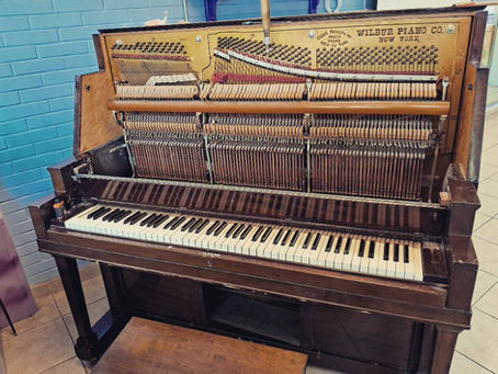 Pitch raise a La 420 hz piano Wilbur