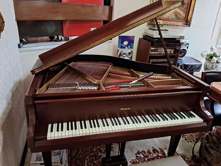 Pitch raise a La 442 hz piano Strauss 1970