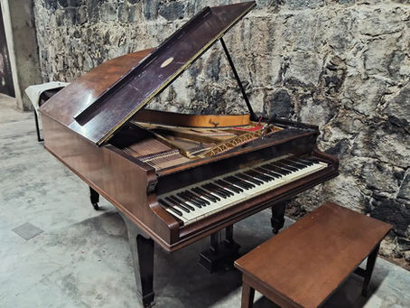 Entonación en La 430 hz piano Wanckel & Temmler 1865