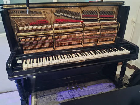 Afinación en La 440 hz piano Steinway modelo N 1886