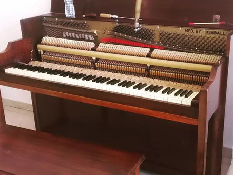 Afinación en La 440 hz piano Kimball