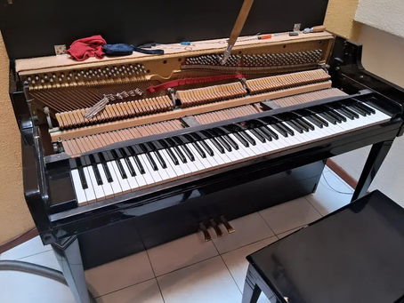 Afinación en La 440 hz piano Wurlitzer 1960