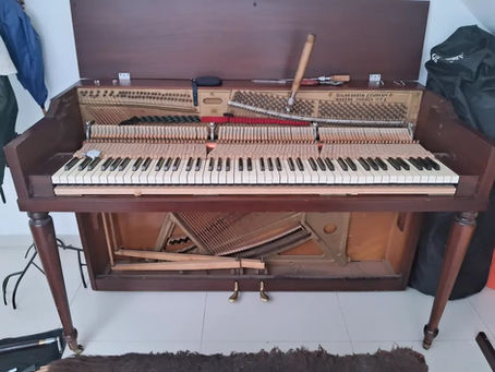 Pitch raise a La 440 hz piano Gulbransen 1938