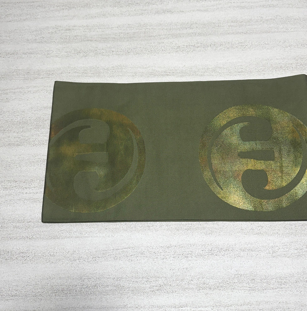 Thumbnail: Genuine Fukuro Obi - Sword Tsuba