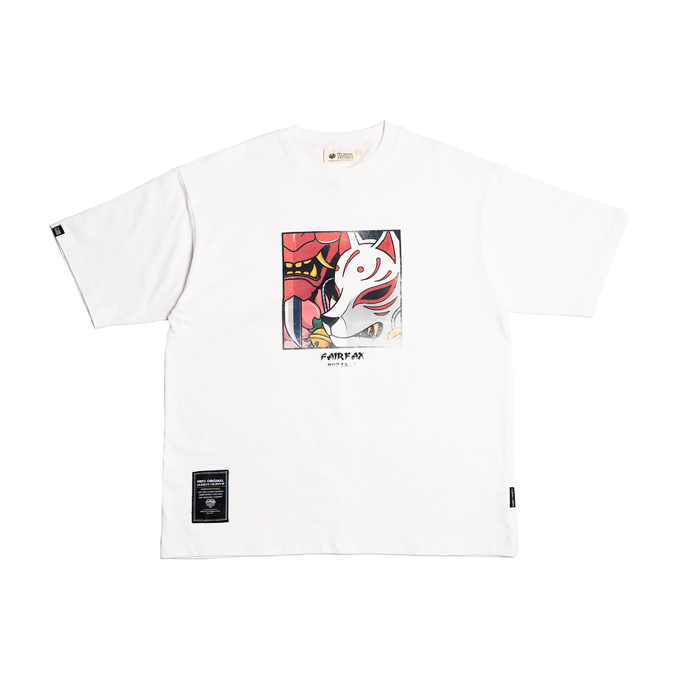 縮圖：KITSUNE PRINT TEE - FFTE52