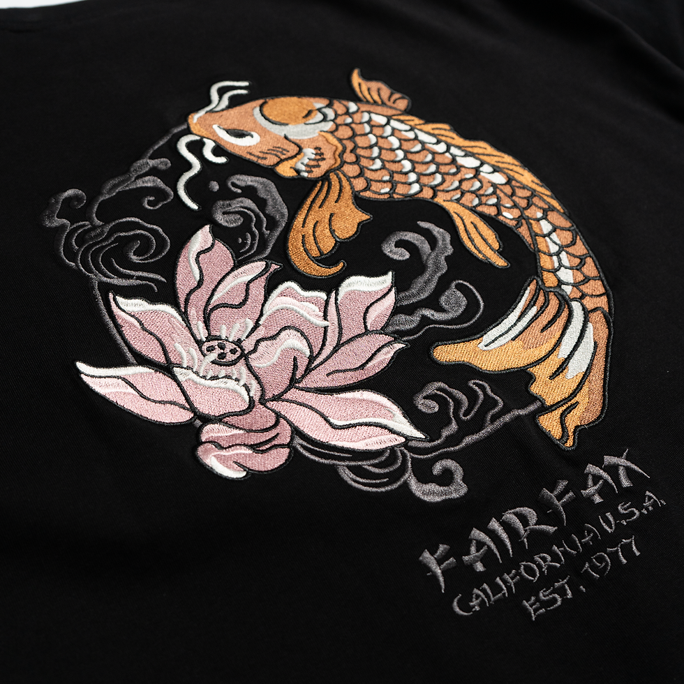 縮圖：KOI LOTUS EMB. TEE - FFTE79