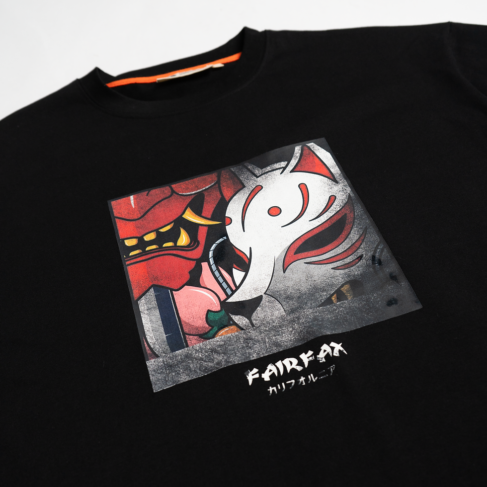縮圖：KITSUNE PRINT TEE - FFTE52