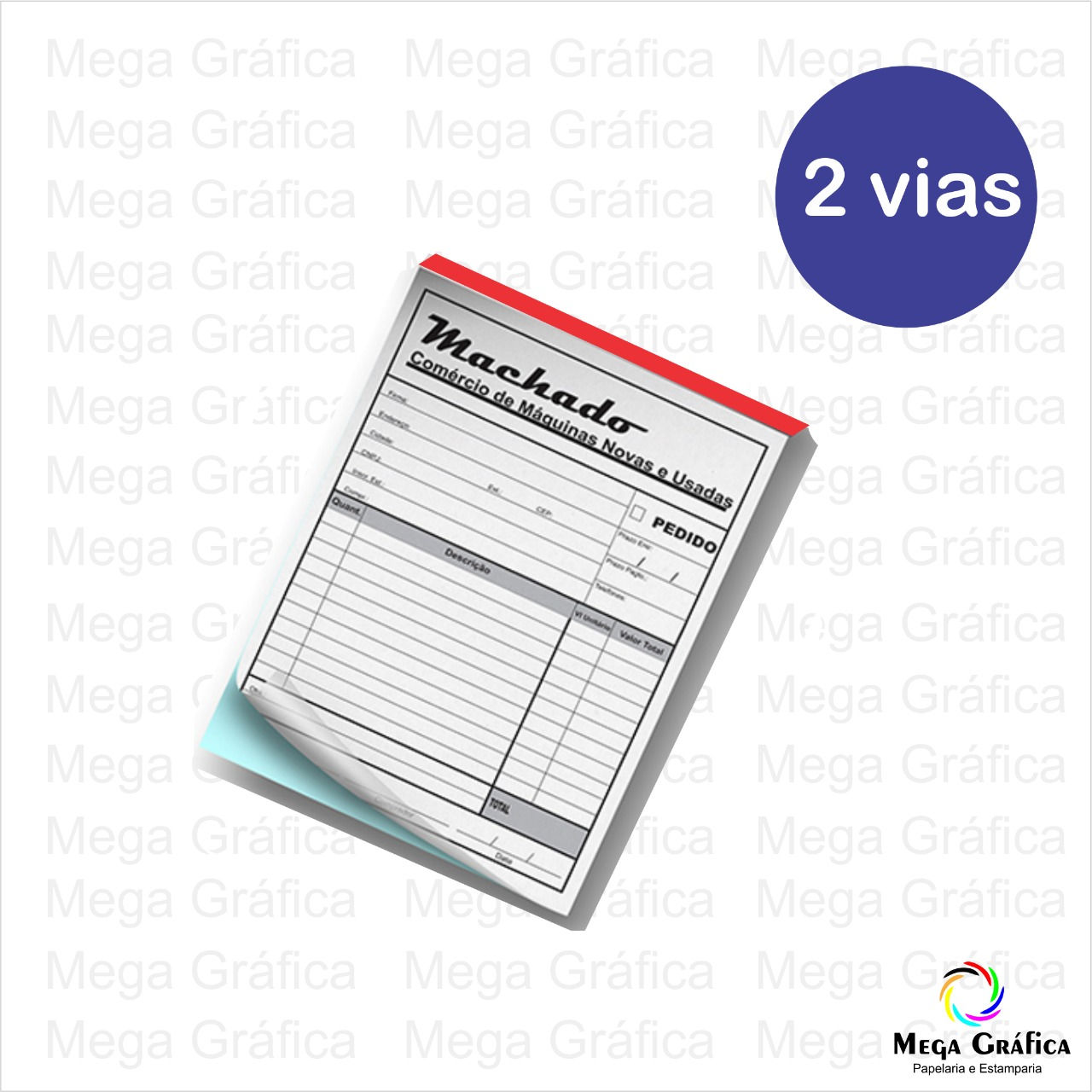 BLOCO/COMANDA - 2 VIAS