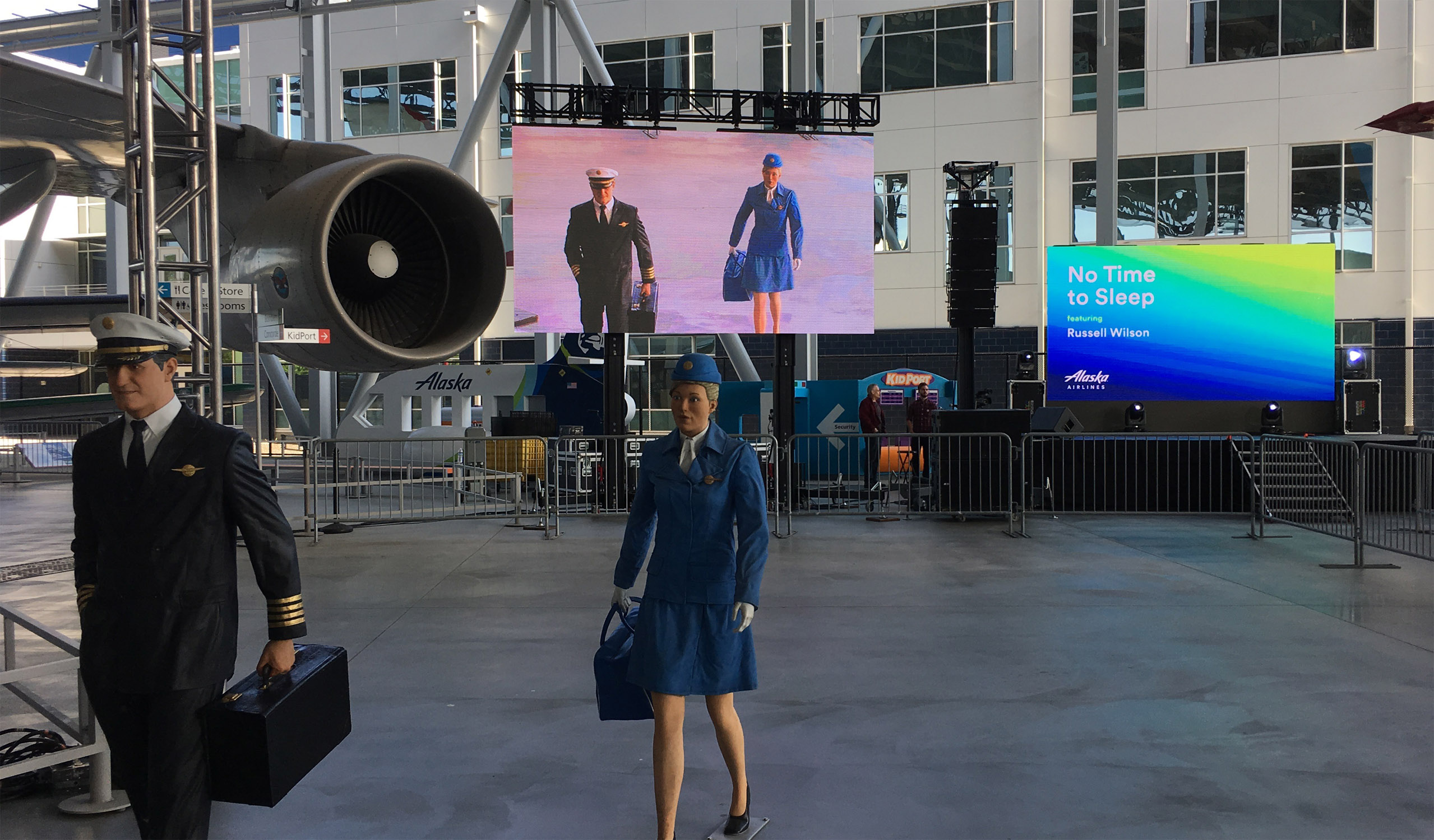 Boeing LED video walls