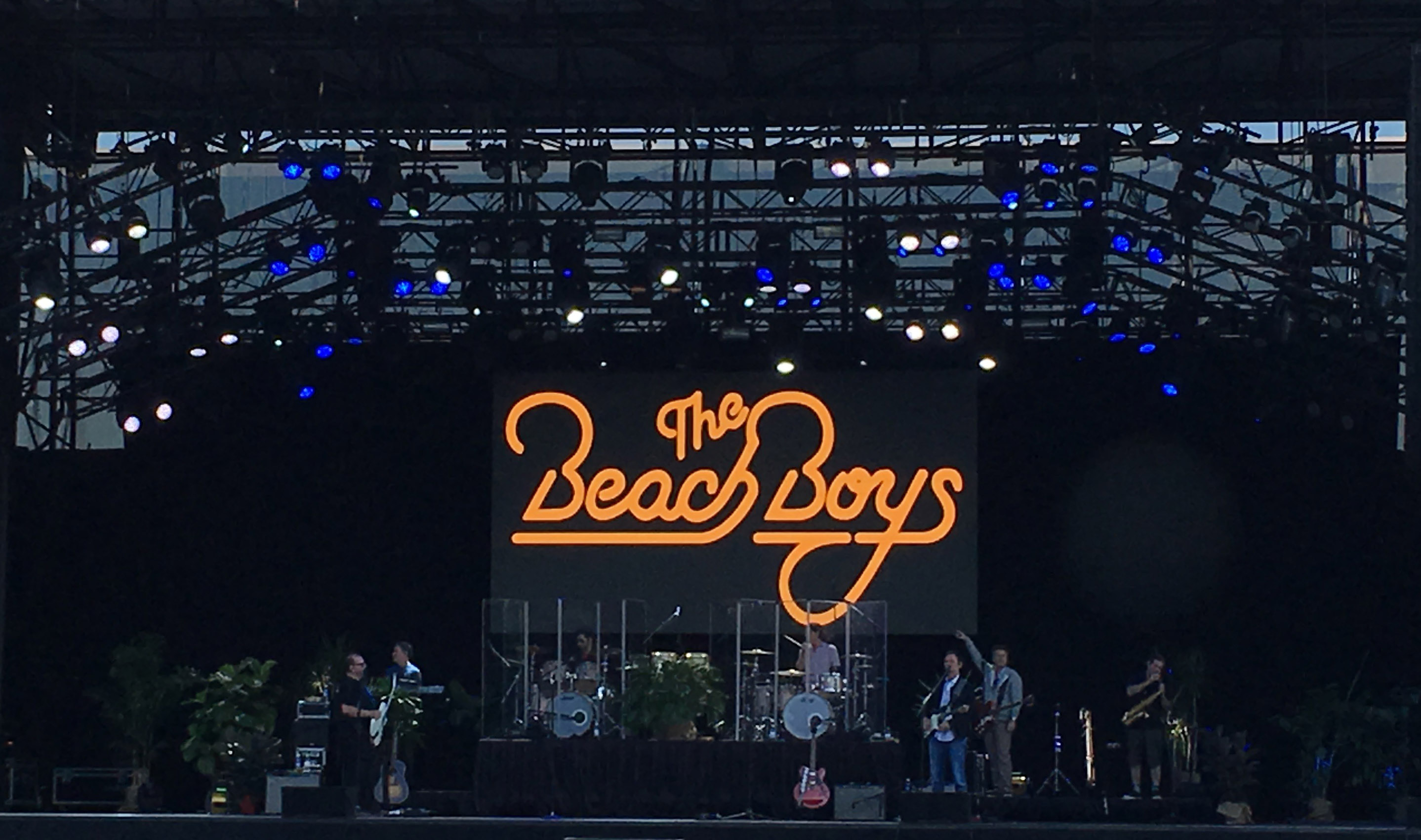 24' x 12' Beach Boys LED video wall