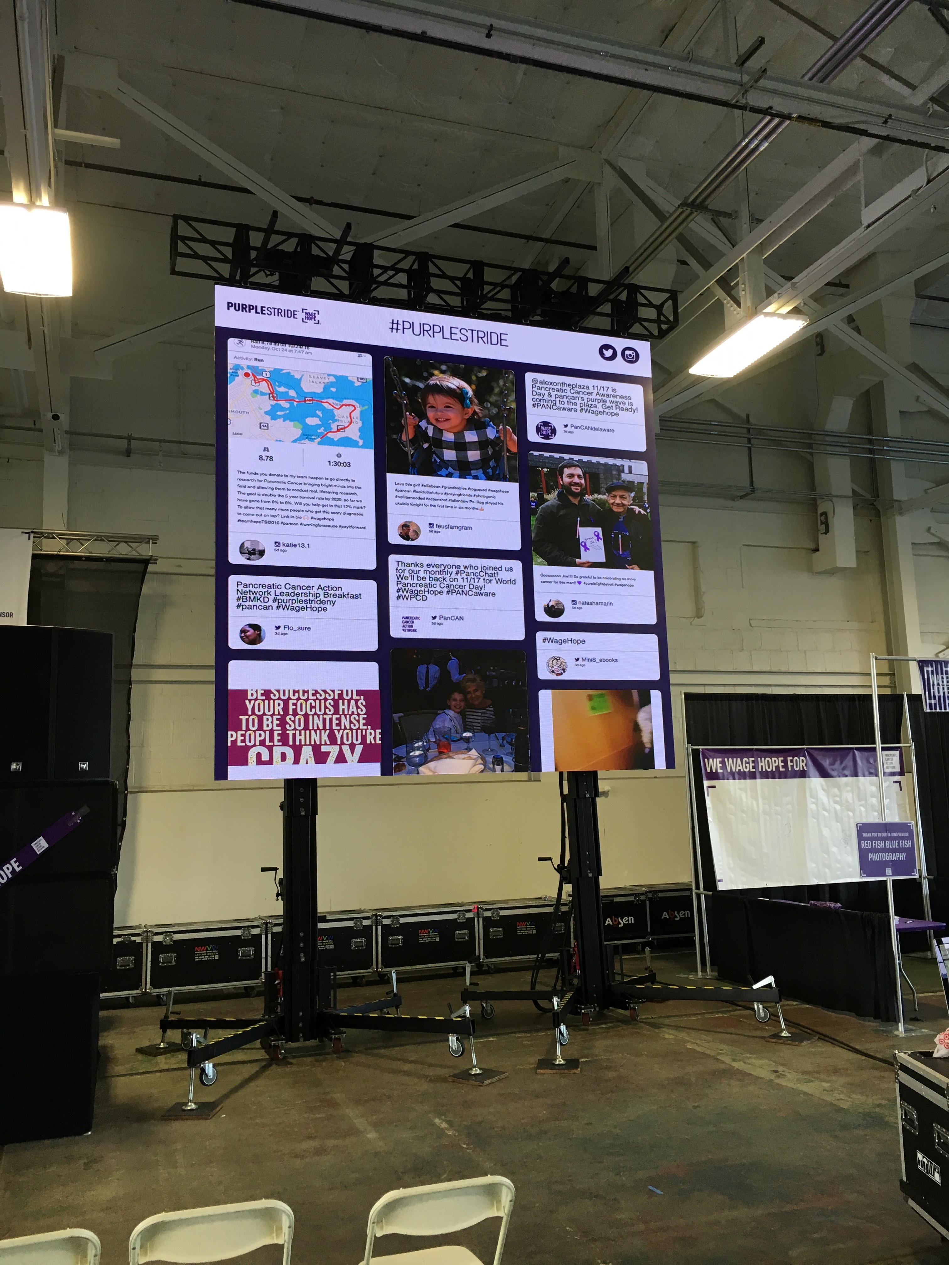 Social Media LED Video Wall
