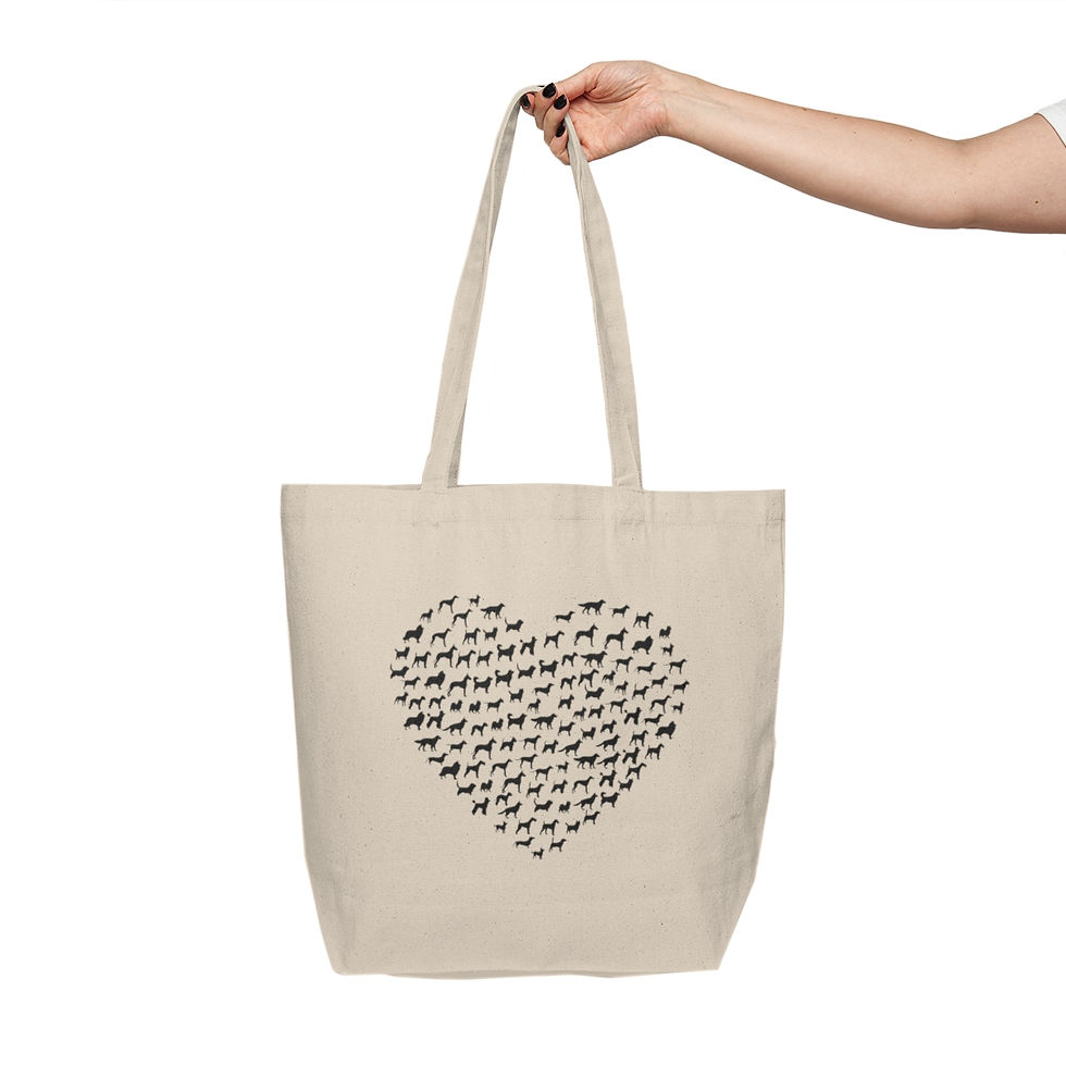Thumbnail: Dog Breeds - Canvas Shopping Tote