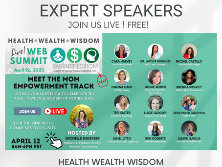 Mama's Empowerment Track at the Health Wealth & Wisdom Summit 2023