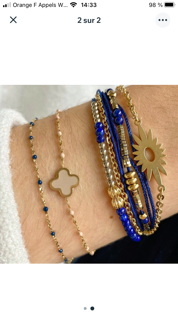Thumbnail: White Clover Bracelet