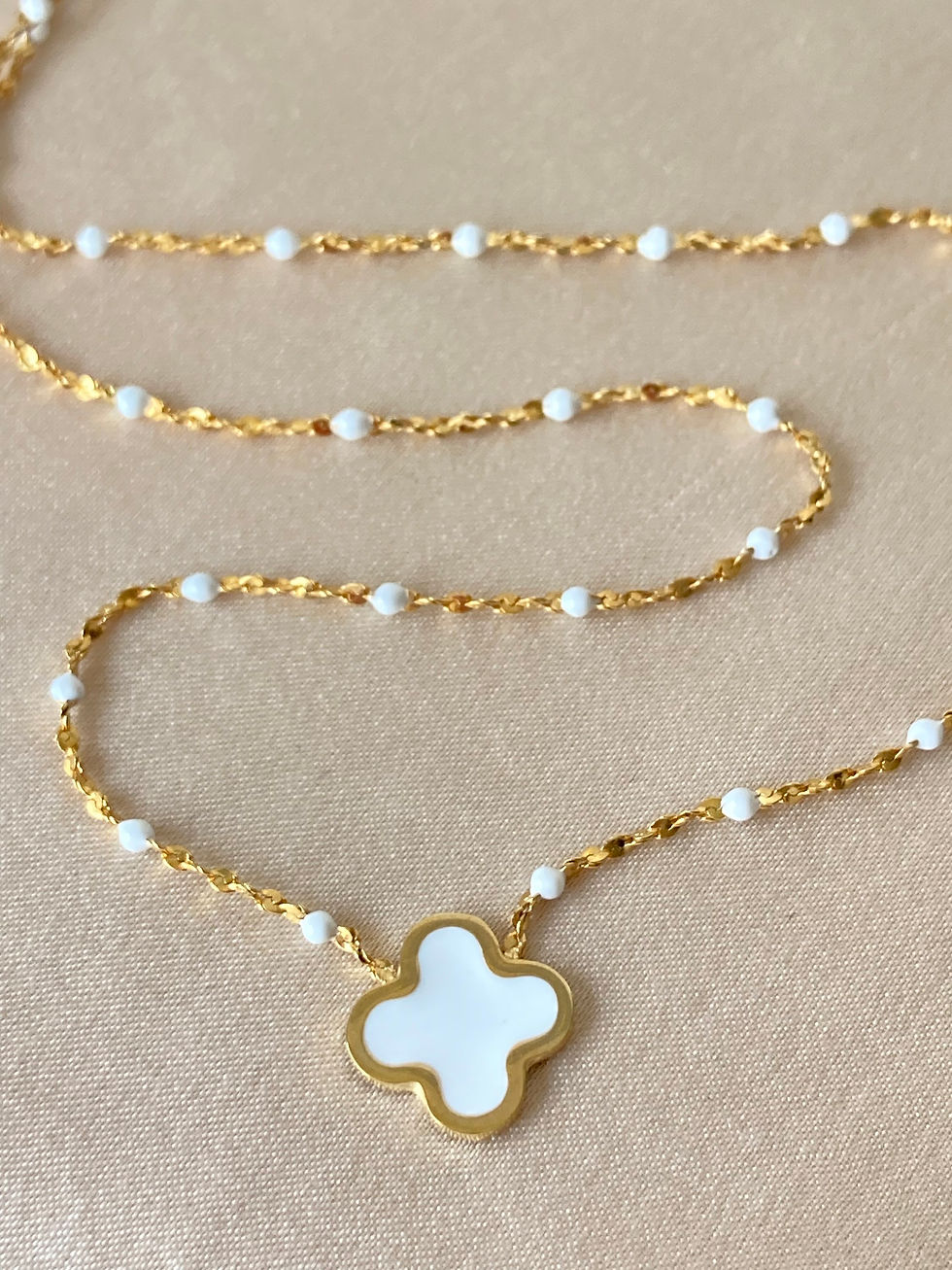 Thumbnail: White Clover Bracelet