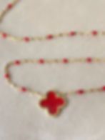 Miniature : Bracelet Trèfle Tons Chauds