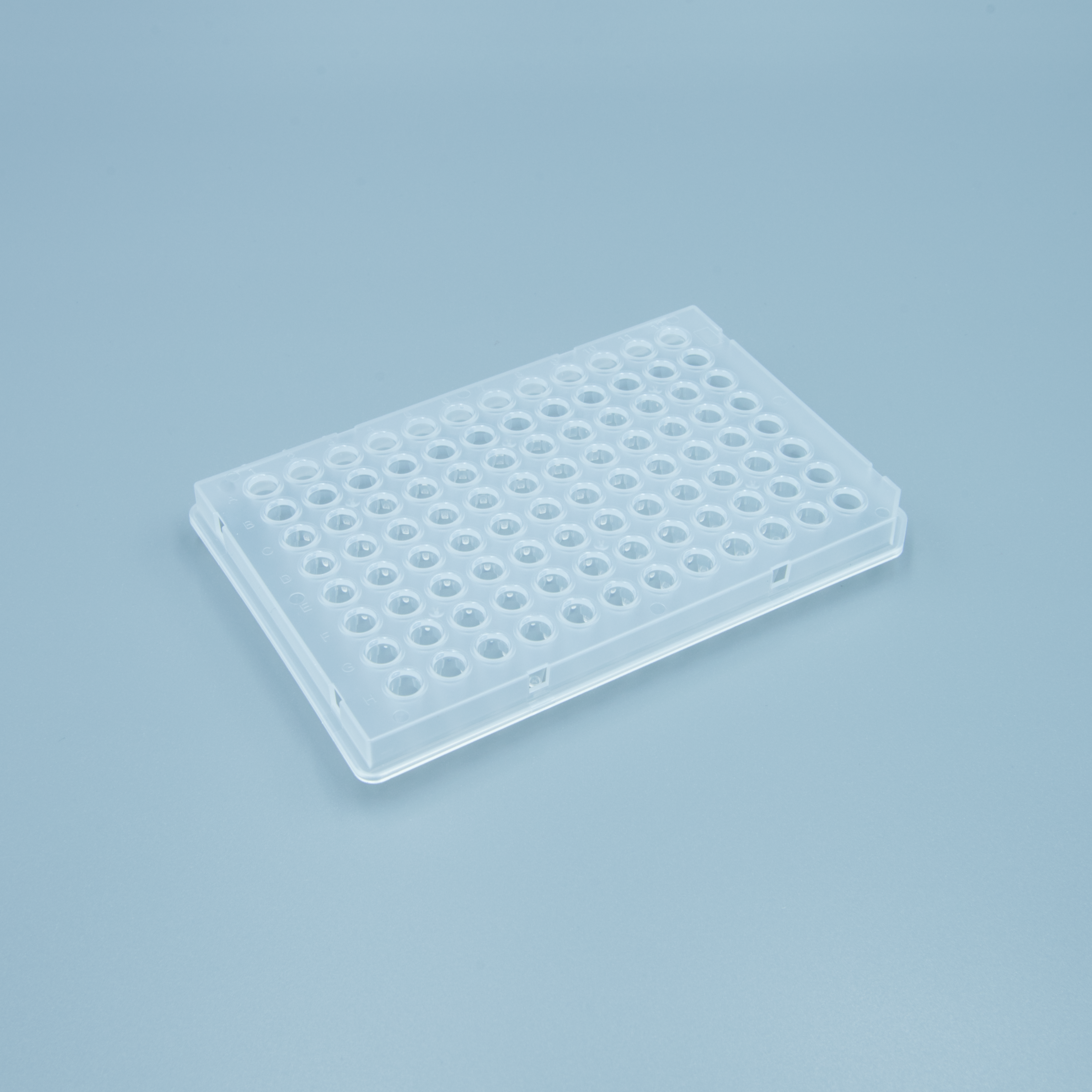 0.1mL Semi Skirted 96 Well PCR Plate - Low Profile - 10/PK