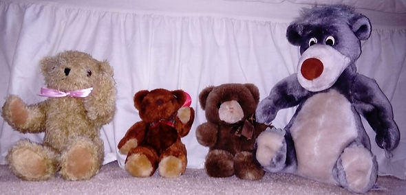 Renault Bear / 'Boots' Bear / 'Mothercare' Bear / Disney 'Baloo' Bear