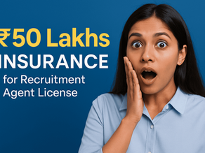 Insurance for Recruitment Agents License | RA License Insurance | RA License Bank Guarantee 