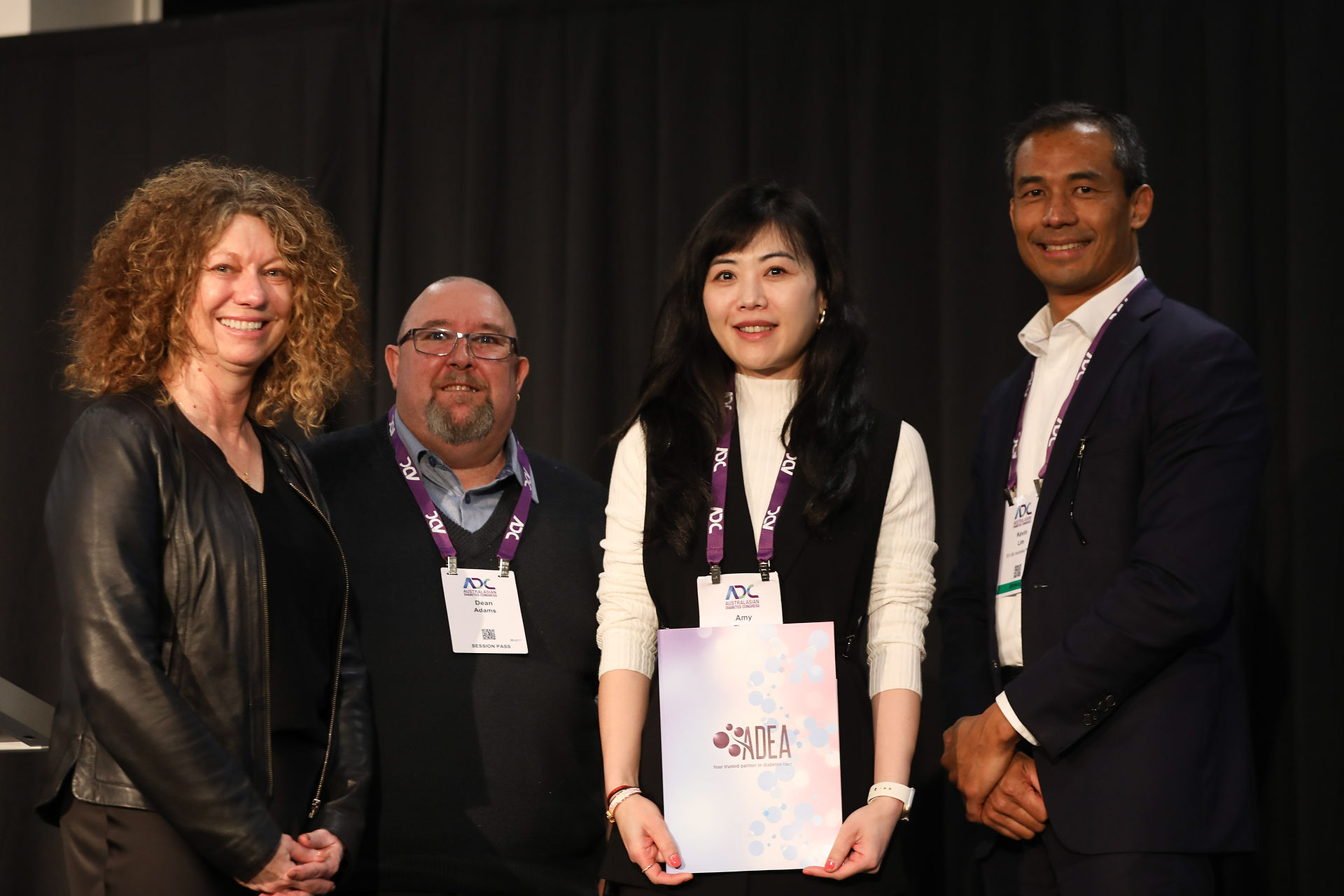 Early Career CDE of the Year, Amy Zheng (second from right).