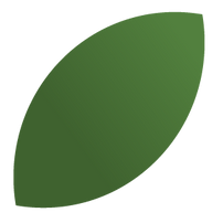 simbolo de folha verde escuro