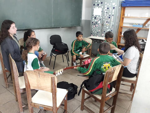 Oficina musical - Orquestra da caxixis