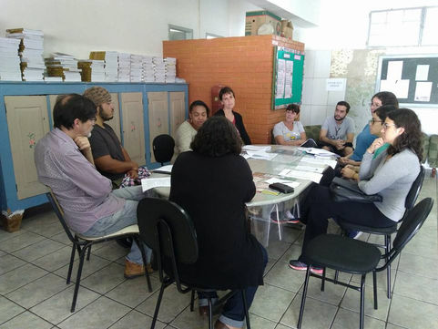 Reunião com equipe da E. M. Maria Teresa