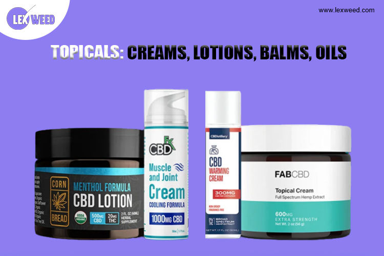Topicals: Creams, Lotions, Balms, Oils
