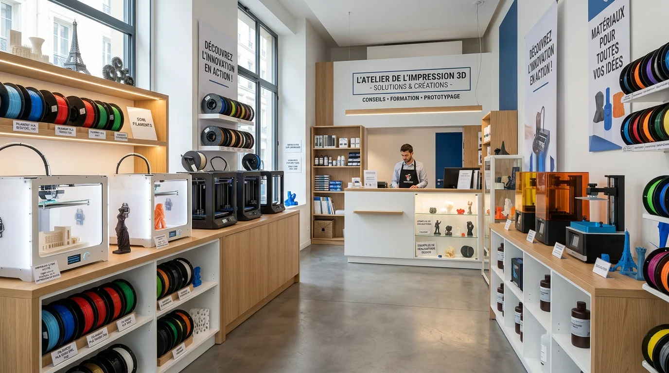 Imprimante 3D en boutique : guide d'achat complet 2026