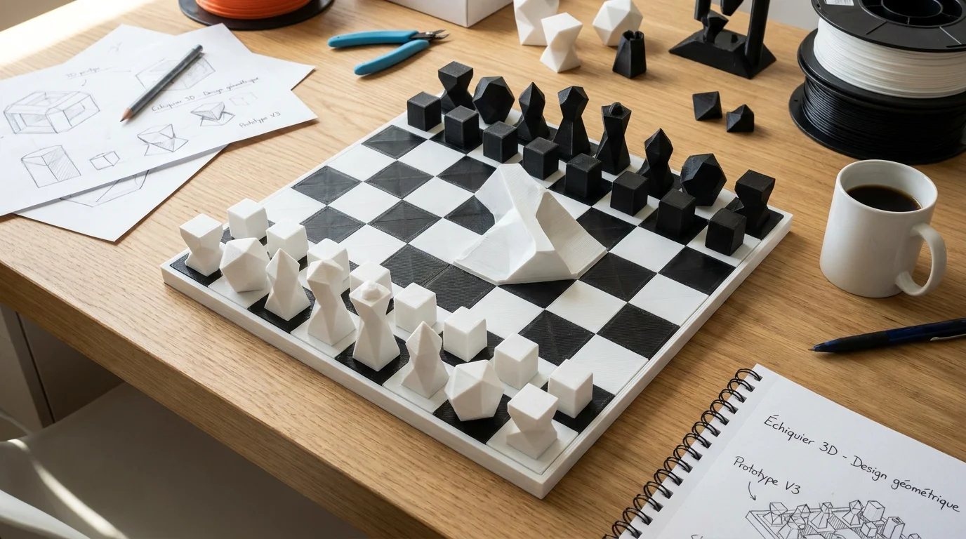 Jeu d'échecs en impression 3D : guide complet pour créer le vôtre