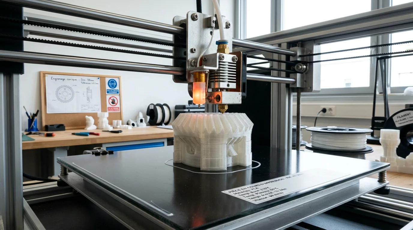 Pièce en impression 3D : guide complet et usages en 2026
