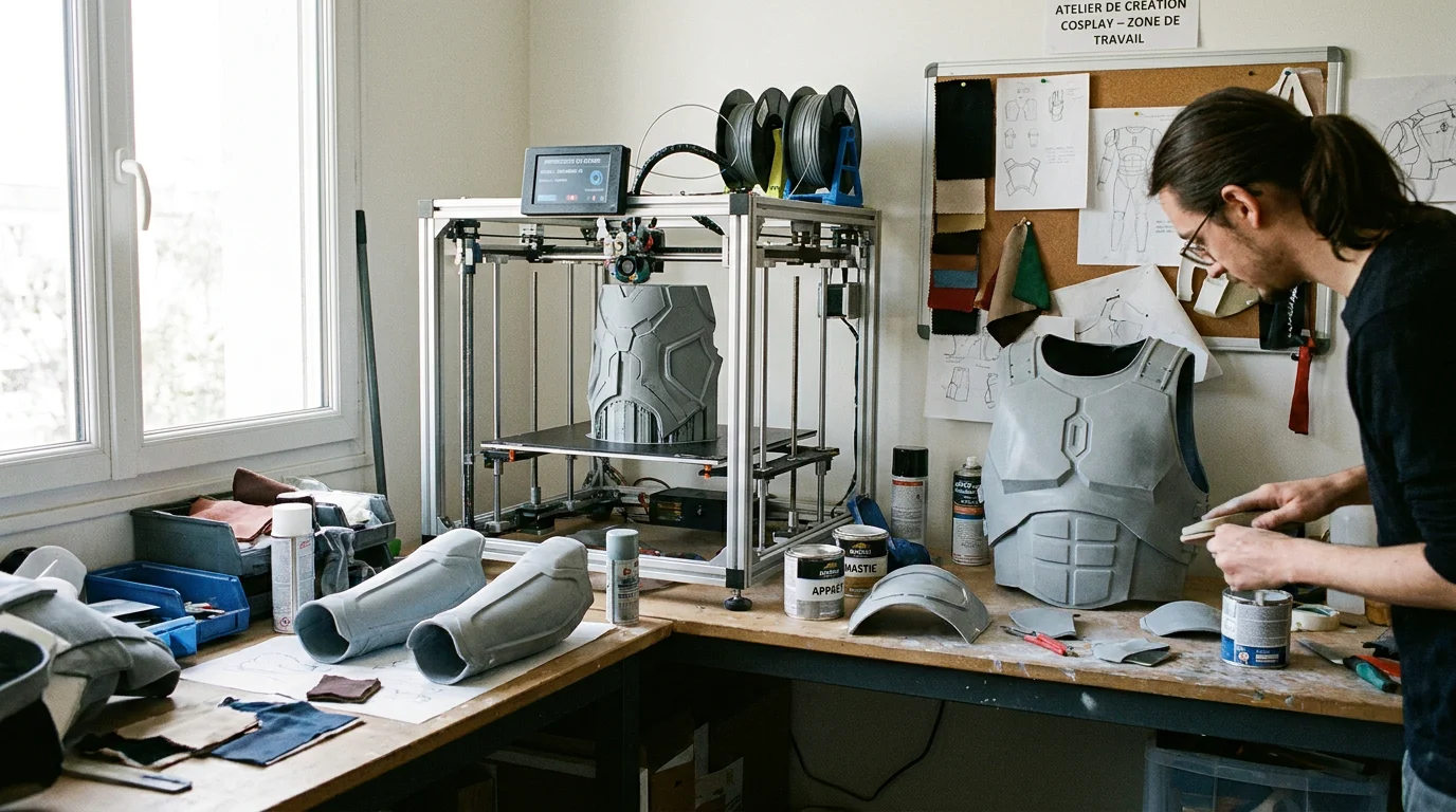 Impression 3D et cosplay : le guide complet pour créer vos costumes