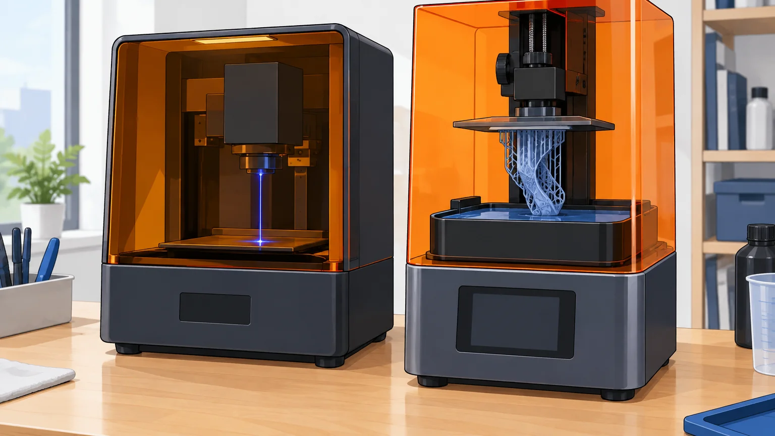 Comparatif des imprimantes 3D SLA et MSLA : critères clés