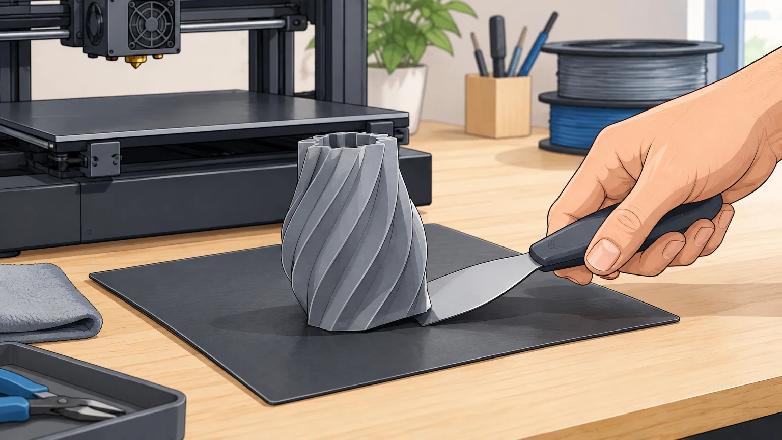 Raclette pour imprimante 3D : choisir et utiliser sans risque