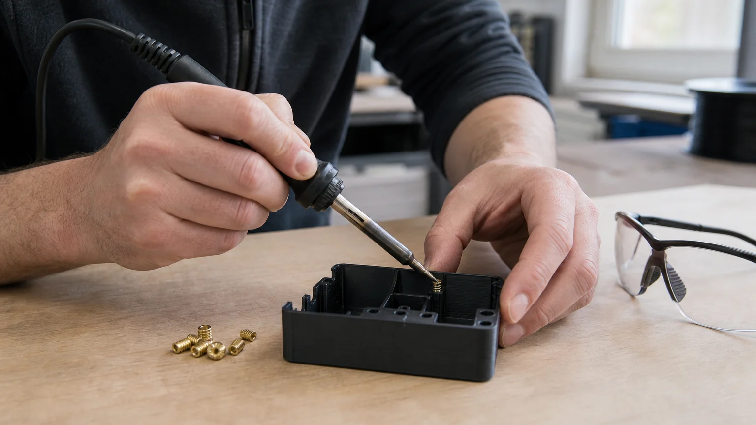 Insert fileté pour impression 3D : choisir, concevoir et poser
