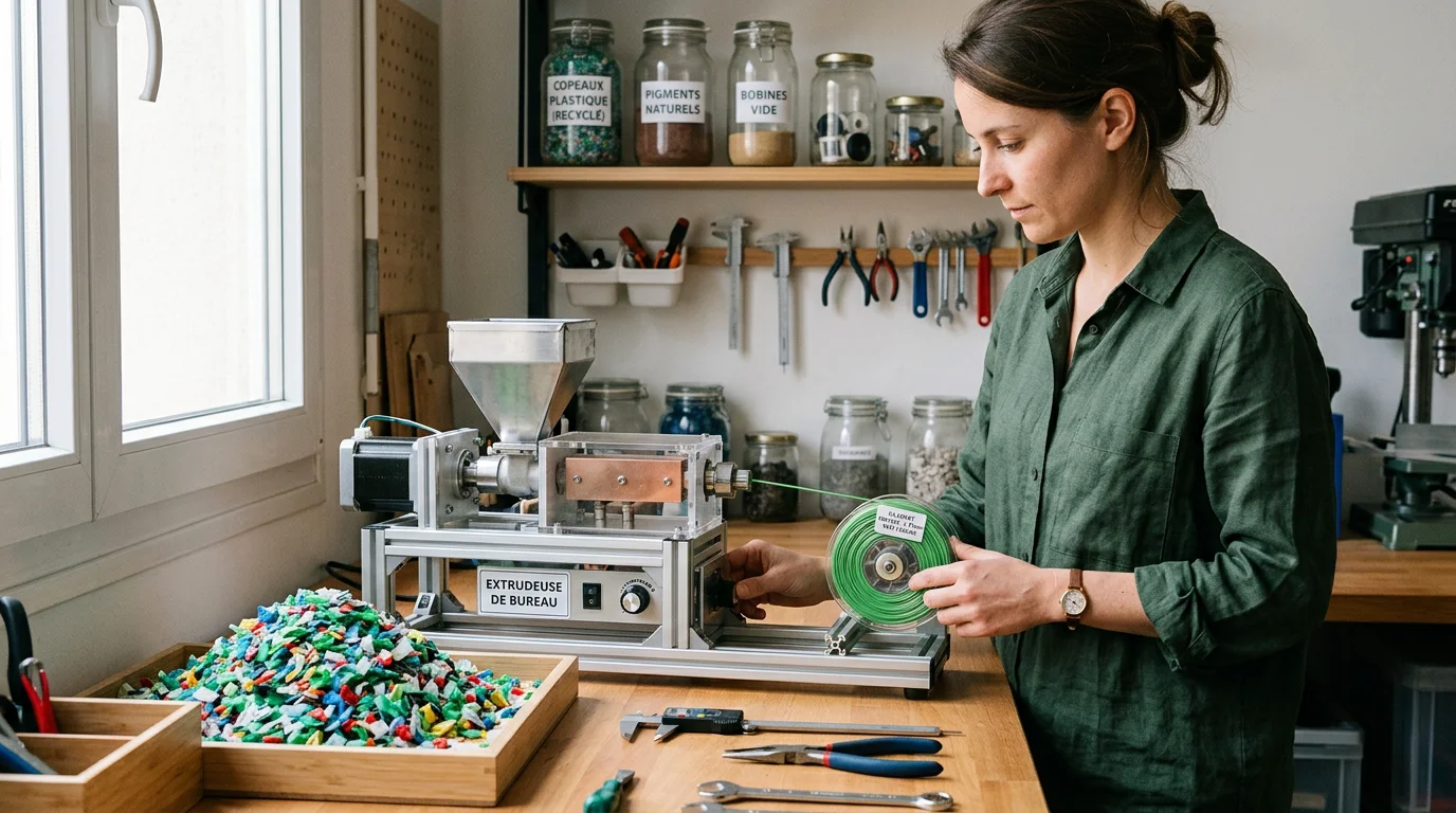 Recyclage du filament 3D : méthodes durables en 2026
