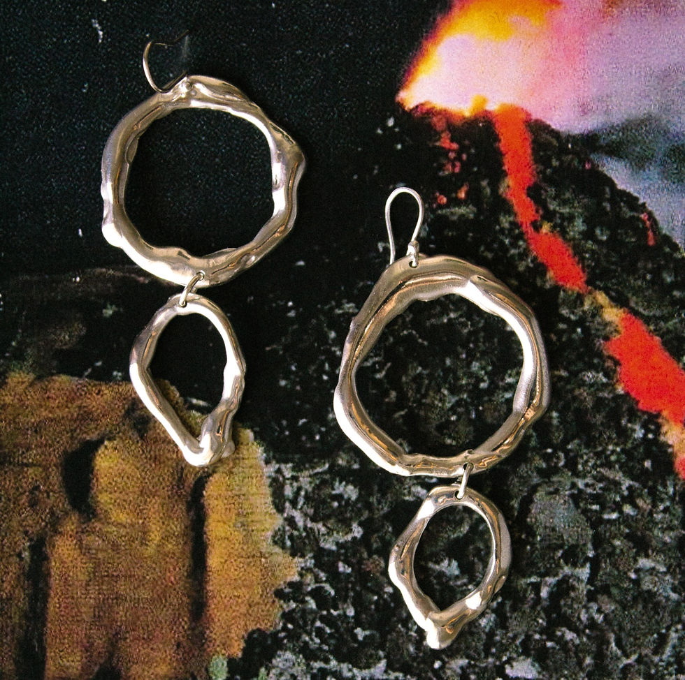 Thumbnail: "Two" Earrings size L