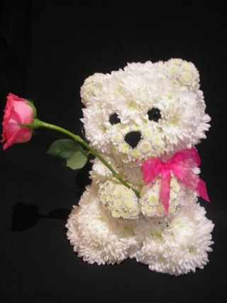 Flamingo Фигурки из цветов